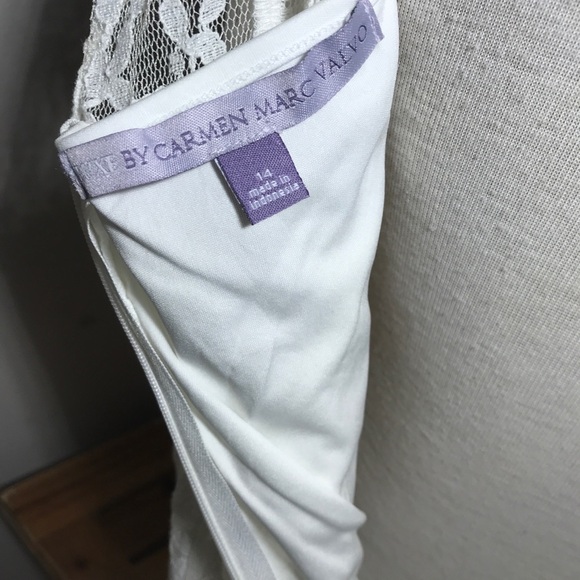 Luxe by Carmen Marc Valvo Lace Dress - Picture 13 of 13